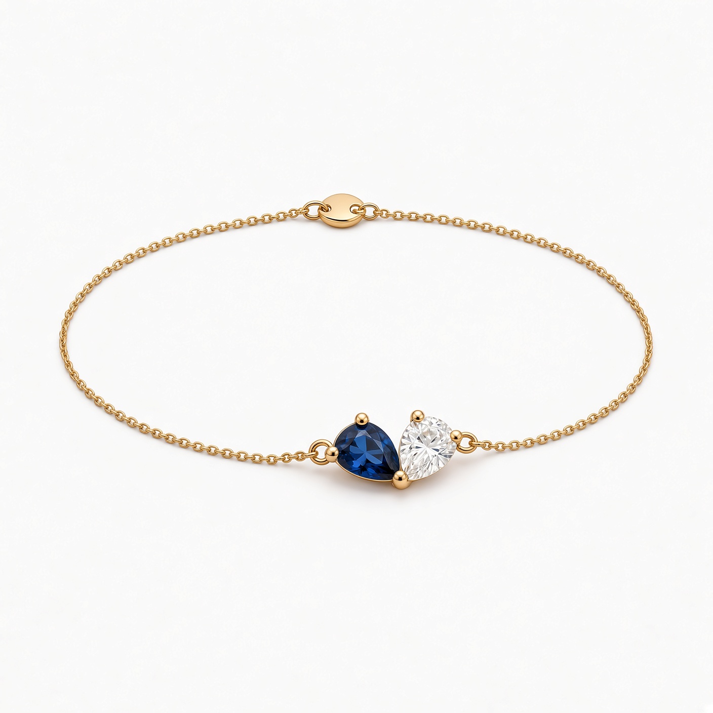 Duo-Herz Armband